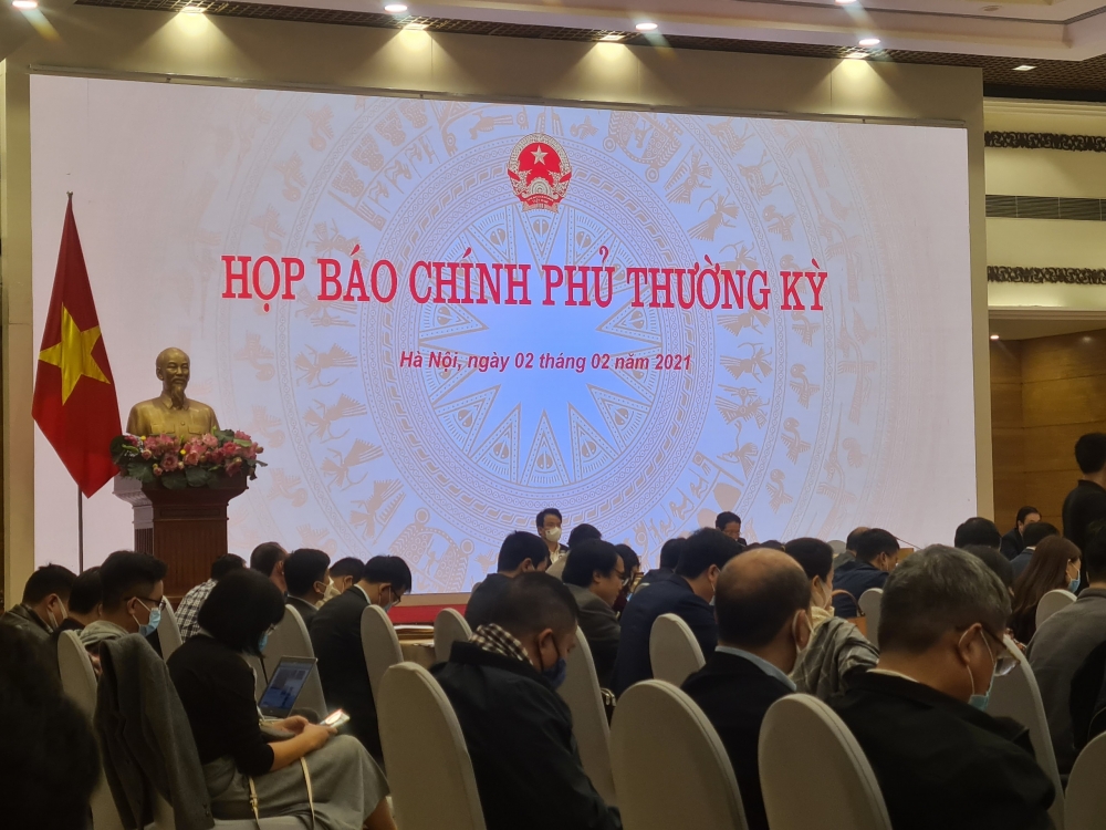 Họp báo Chinh phủ thường kỳ tháng 1/2021: Phòng chống dịch Covid-19 về mọi mặt