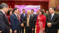 Tổng Bí thư, Chủ tịch nước Nguyễn Phú Trọng chúc Tết Đảng bộ, chính quyền và Nhân dân Thủ đô