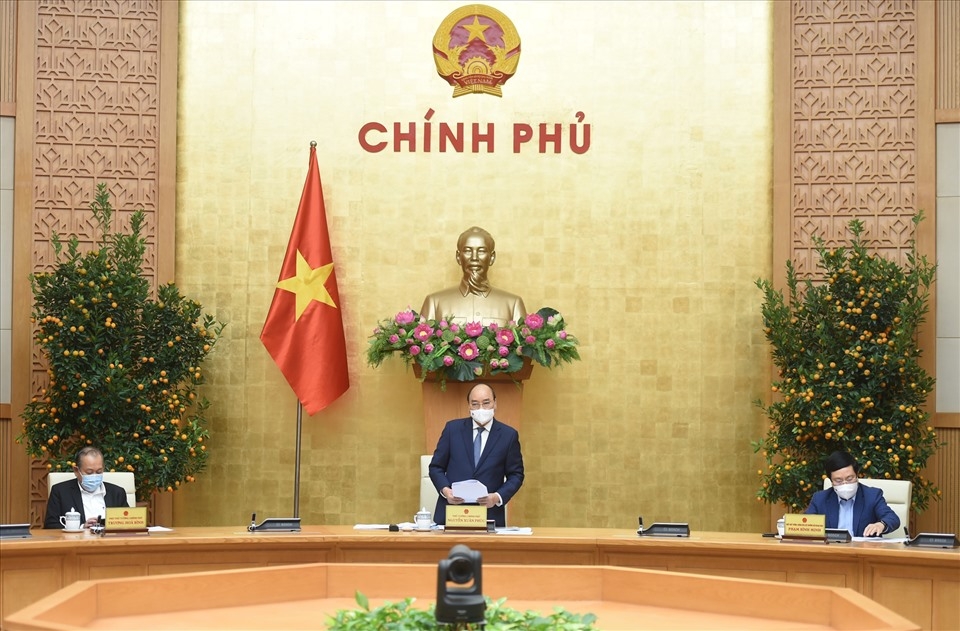 Thủ tướng Nguyễn Xuân Phúc chủ trì cuộc họp Thường trực Chính phủ bàn về tình hình Tết, triển khai các nhiệm vụ trọng tâm sau Tết
