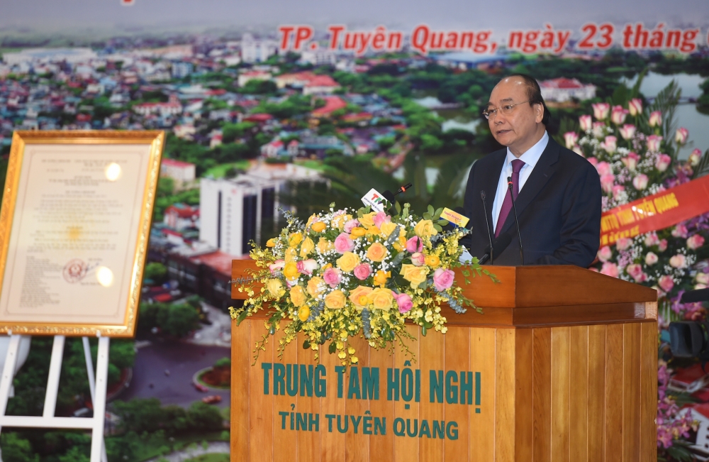 Thủ tướng Nguyễn Xuân Phúc phát biểu tại buổi lễ