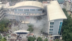 Cháy tầng hầm Trường Tiểu học Yên Hoà: Xử lý nhanh, không thiệt hại về người