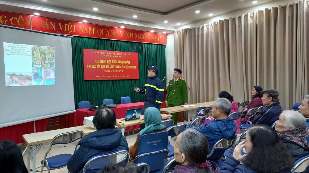 Cách làm mới trong tuyên truyền PCCC ở quận Hoàn Kiếm