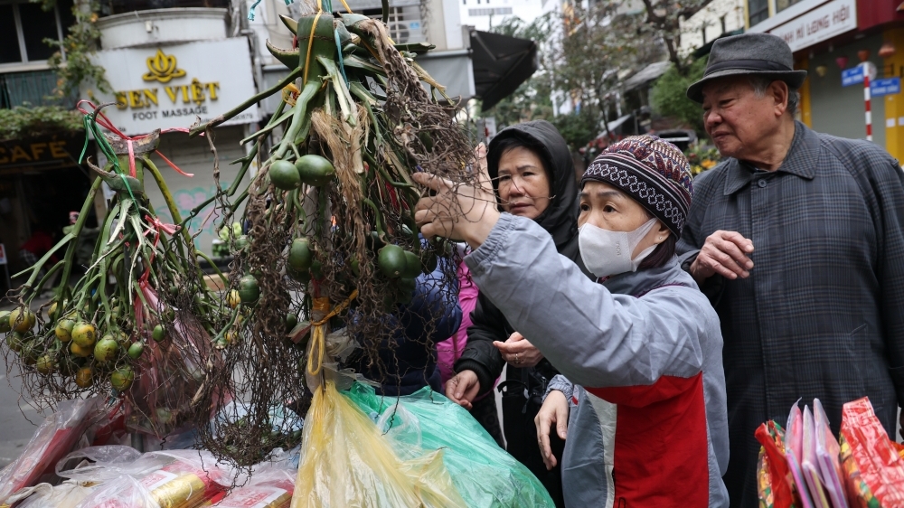 "Chợ quê" Hà Nội ngày giáp Tết
