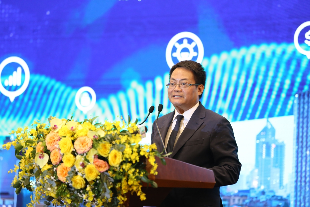 TS Nguyễn Việt Hùng, Giám đốc Sở TT&TT Hà Nội phát biểu tại Hội nghị TP thông minh Việt Nam - Châu Á 2023