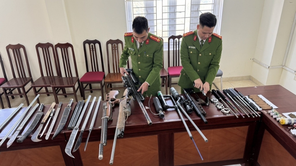 Công an Hà Nội thu hồi 290 khẩu súng và hàng nghìn vật liệu nổ