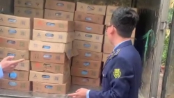 Phát hiện 2 tấn kê gà bốc mùi khi đang trên đường đi tiêu thụ