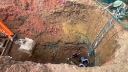 cong an ha noi thong tin vu 2 anh em tu vong do sat lo dat o ba vi