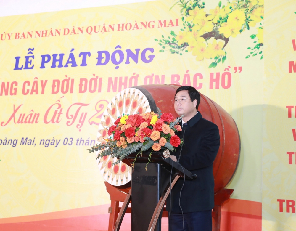 Hoàng Mai phát động Tết trồng cây Xuân Ất Tỵ 2025: Lan tỏa ý nghĩa bảo vệ môi trường Hoàng Mai phát động Tết trồng cây Xuân Ất Tỵ 2025: Lan tỏa ý nghĩa bảo vệ môi trường