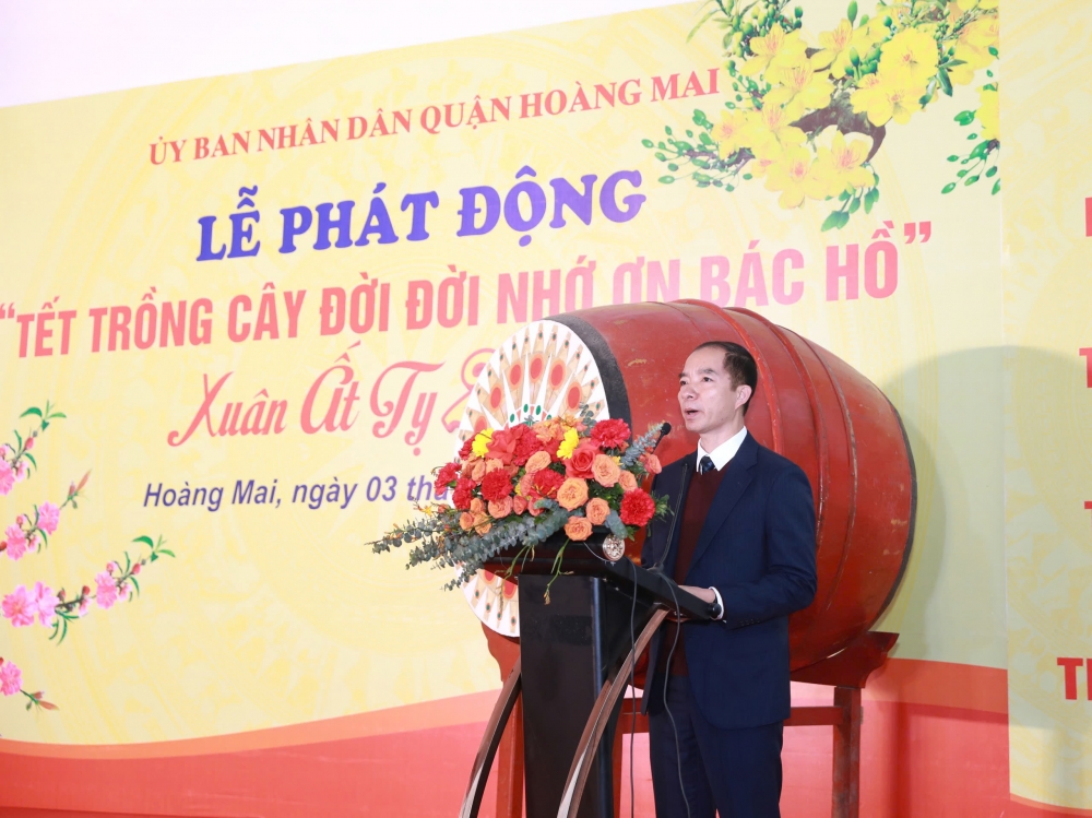 Hoàng Mai phát động Tết trồng cây Xuân Ất Tỵ 2025: Lan tỏa ý nghĩa bảo vệ môi trường Hoàng Mai phát động Tết trồng cây Xuân Ất Tỵ 2025: Lan tỏa ý nghĩa bảo vệ môi trường