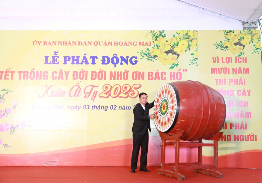 Hoàng Mai phát động Tết trồng cây Xuân Ất Tỵ 2025: Lan tỏa ý nghĩa bảo vệ môi trường Hoàng Mai phát động Tết trồng cây Xuân Ất Tỵ 2025: Lan tỏa ý nghĩa bảo vệ môi trường
