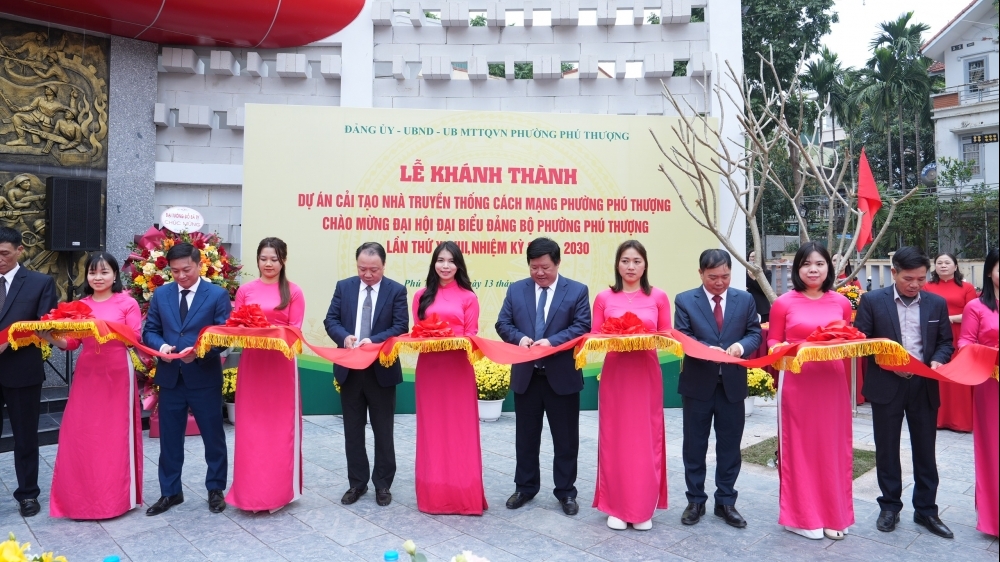 Khánh thành Dự án cải tạo Nhà truyền thống cách mạng phường Phú Thượng