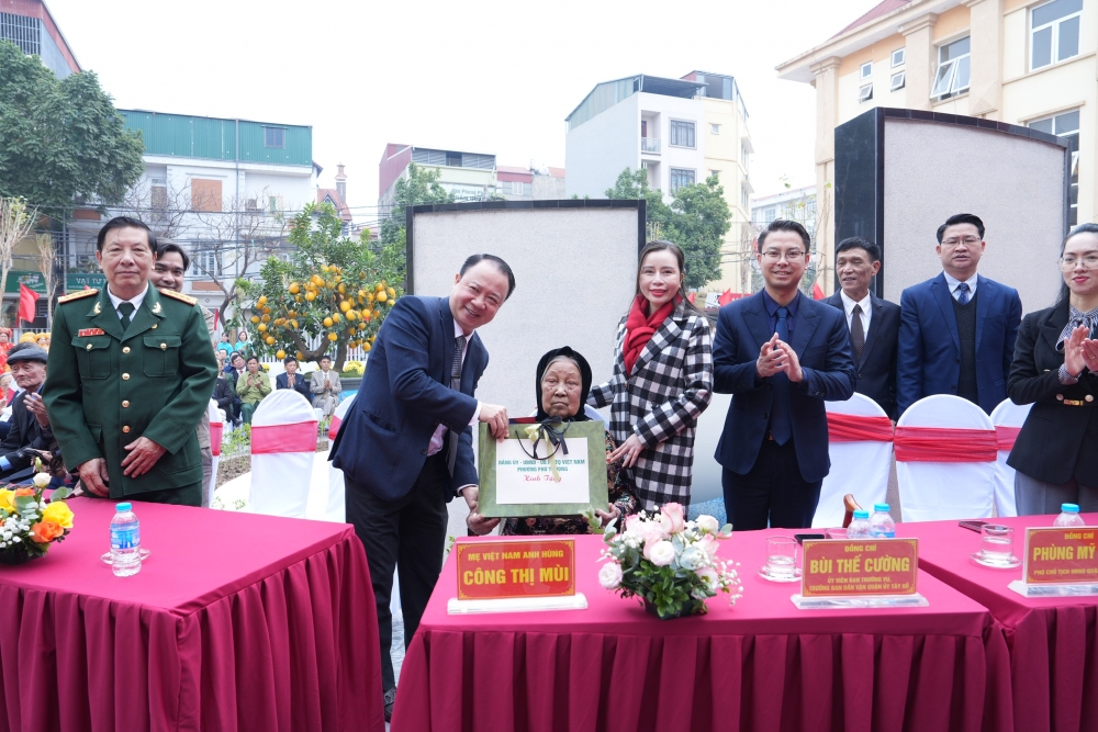 Khánh thành Dự án cải tạo Nhà truyền thống cách mạng phường Phú Thượng