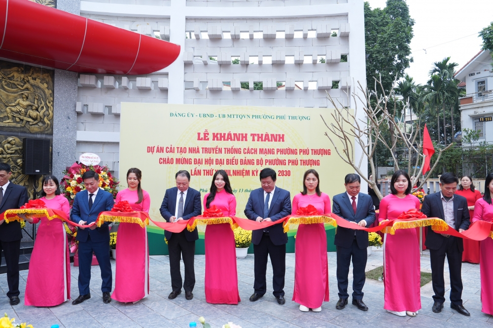 Khánh thành Dự án cải tạo Nhà truyền thống cách mạng phường Phú Thượng