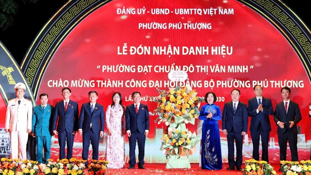 Phường thứ 2 của Tây Hồ đạt chuẩn đô thị văn minh