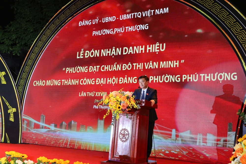 Tây Hồ thêm 1 phường đạt chuẩn đô thị văn minh