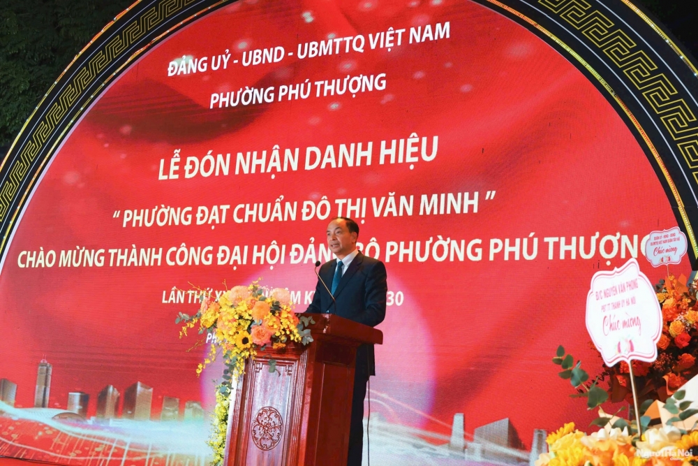 Tây Hồ thêm 1 phường đạt chuẩn đô thị văn minh