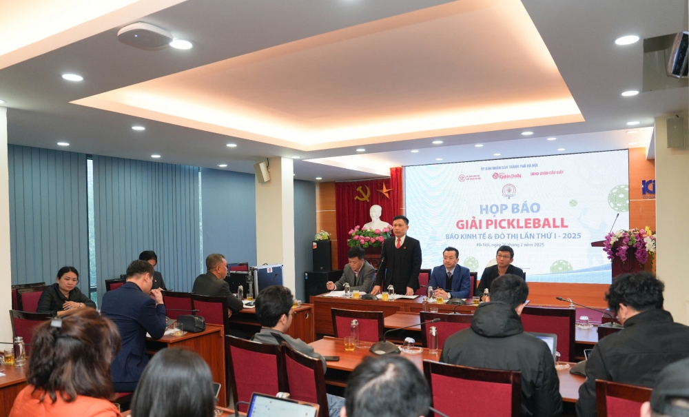 Sẽ có 500 vận động viên tham gia Giải “Pickleball Báo Kinh tế và Đô thị lần thứ I - 2025”