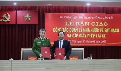 chinh thuc ban giao cong tac sat hach cap bang lai xe ve bo cong an