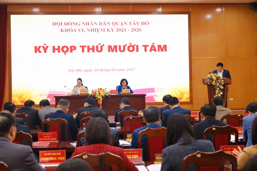 Tinh gọn, nâng cao hiệu lực, hiệu quả hoạt động hệ thống chính trị Tây Hồ