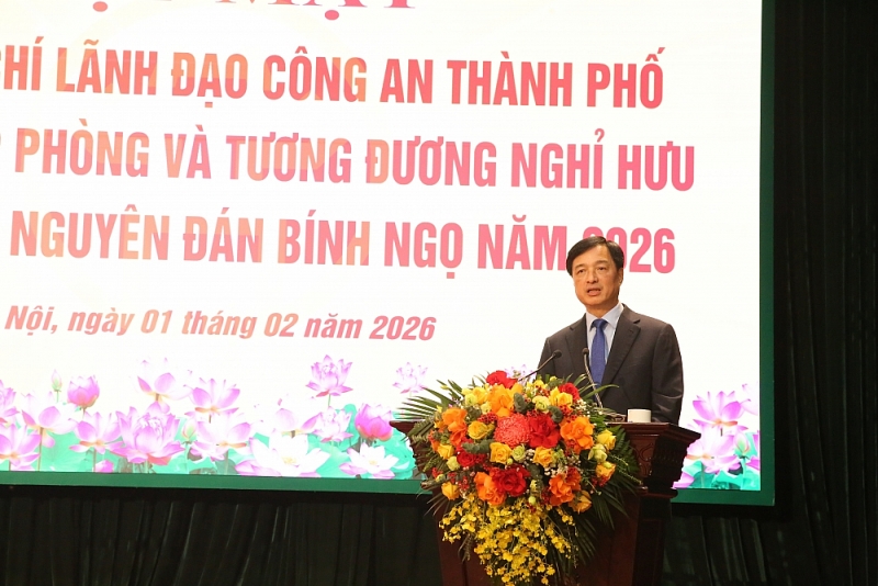 đồng chí Nguyễn Duy Ngọc, Bí thư Thành ủy Hà Nội phát biểu tại buổi gặp mặt đồng chí Nguyễn Duy Ngọc, Bí thư Thành ủy Hà Nội phát biểu tại buổi gặp mặt