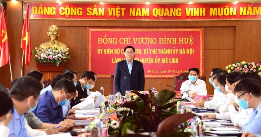 bi thu thanh uy ha noi vuong dinh hue moi noi cung gop gio thanh bao thuc day kinh te vuot qua kho khan