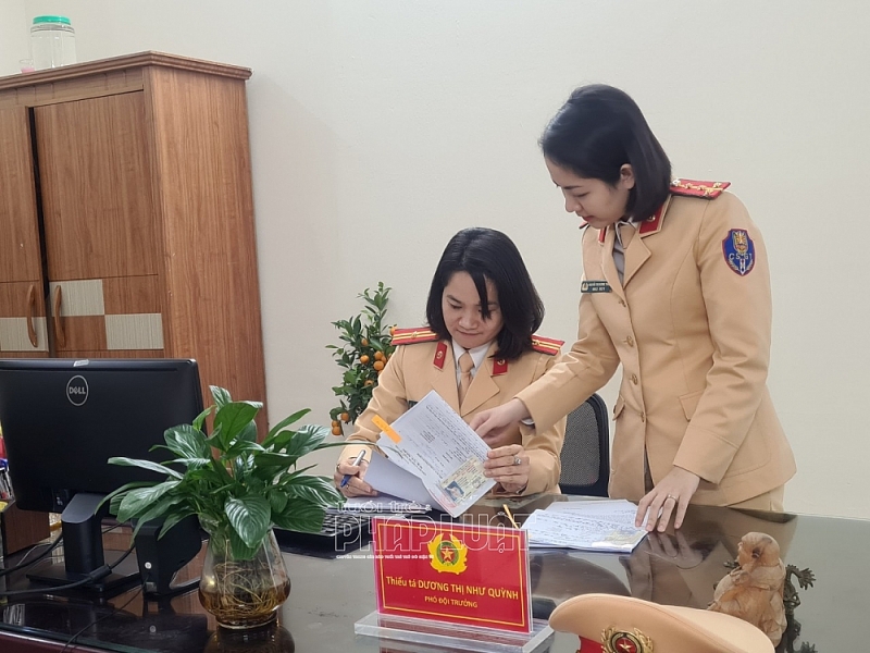 Thiếu tá Quỳnh luôn cảm thông cho các nữ cán bộ CSGT, đặc biệt là nữ CSGT đội 10