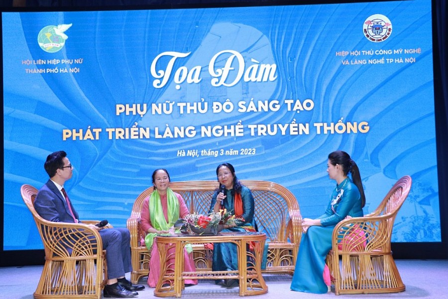 Phụ nữ Thủ đô sáng tạo, nỗ lực phát triển làng nghề truyền thống