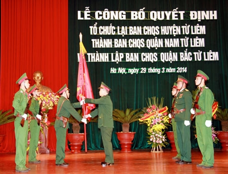 Quận Nam Từ Liêm thực hiện tốt công tác quốc phòng quân sự địa phương