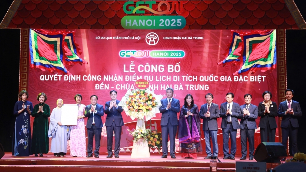 Hà Nội khởi động 60 sự kiện du lịch, vinh danh di tích Hai Bà Trưng