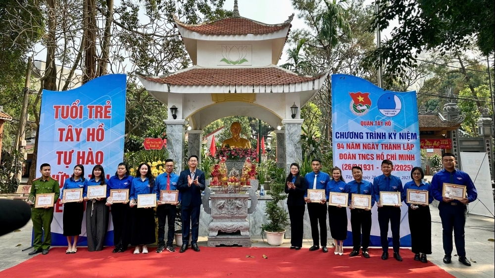 Quận đoàn Tây Hồ kỷ niệm 94 năm ngày thành lập Đoàn TNCS Hồ Chí Minh