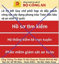 Phát hiện trang mạng giả mạo Cổng thông tin điện tử Bộ Công an