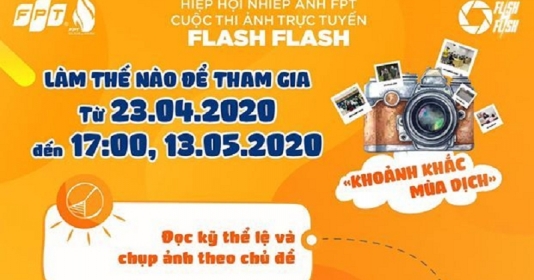 Cuộc thi ảnh trực tuyến “Flash Flash - Khoảnh khắc mùa dịch”