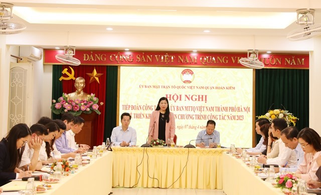 Mặt trận quận Hoàn Kiếm đẩy mạnh xây dựng các mô hình trọng điểm ở khu dân cư