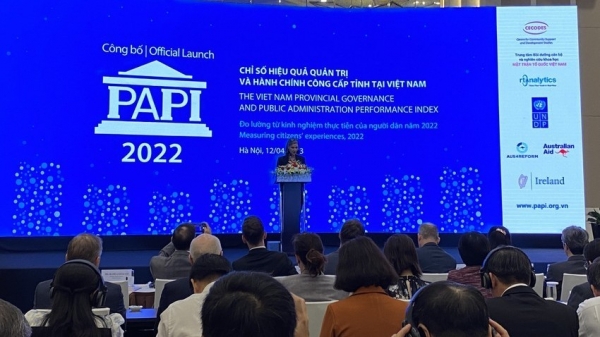 Hà Nội nằm trong nhóm thành phố có tổng điểm PAPI 2022 cao nhất cả nước