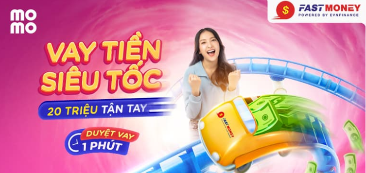 Dịch vụ cho vay FastMoney tr&ecirc;n v&iacute; điện tử MoMo với l&atilde;i suất thực l&ecirc;n đến 60%/năm