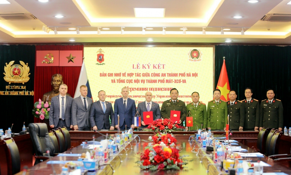 Nâng tầm cao mới trong mối quan hệ giữa Thủ đô hai nước trong phòng chống tội phạm Nâng tầm cao mới trong mối quan hệ giữa Thủ đô hai nước trong phòng chống tội phạm