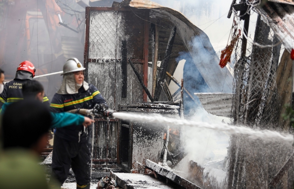 Công an bác tin có người thiệt mạng trong đám cháy ở Mễ Trì