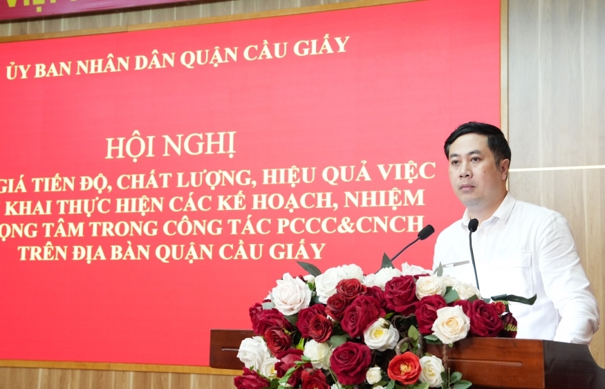 Cầu Giấy: Đẩy nhanh tiến độ khắc phục tồn tại về phòng cháy chữa cháy