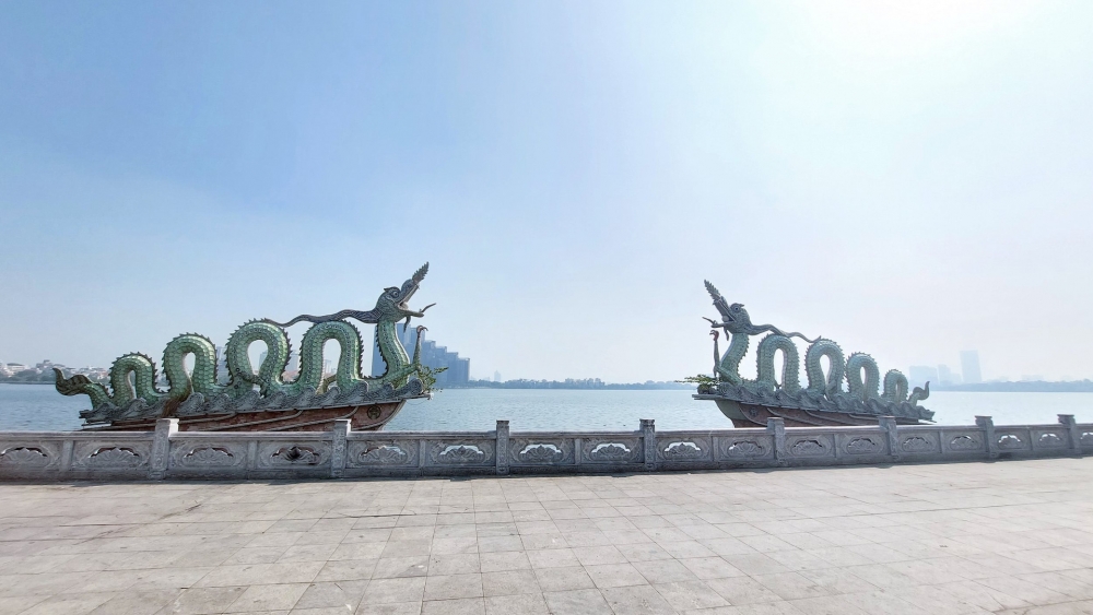 Hai con rồng Hồ Tây - kiệt tác gốm sứ phong cách thời Lý