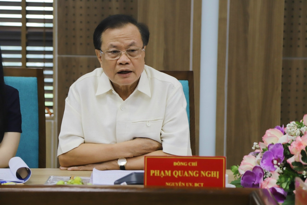 ông Phạm Quang Nghị, nguyên Ủy viên Bộ Chính trị, nguyên Bí thư Thành ủy Hà Nội