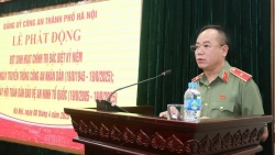 Công an Hà Nội phát động đợt sinh hoạt chính trị đặc biệt