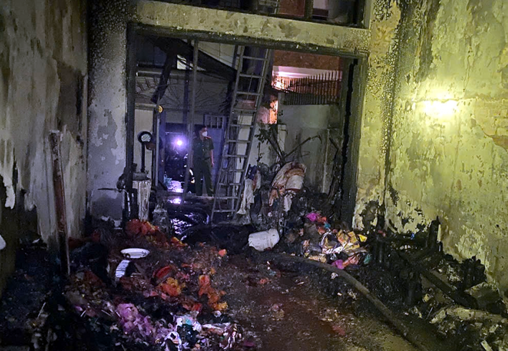 Hiện trường vụ cháy