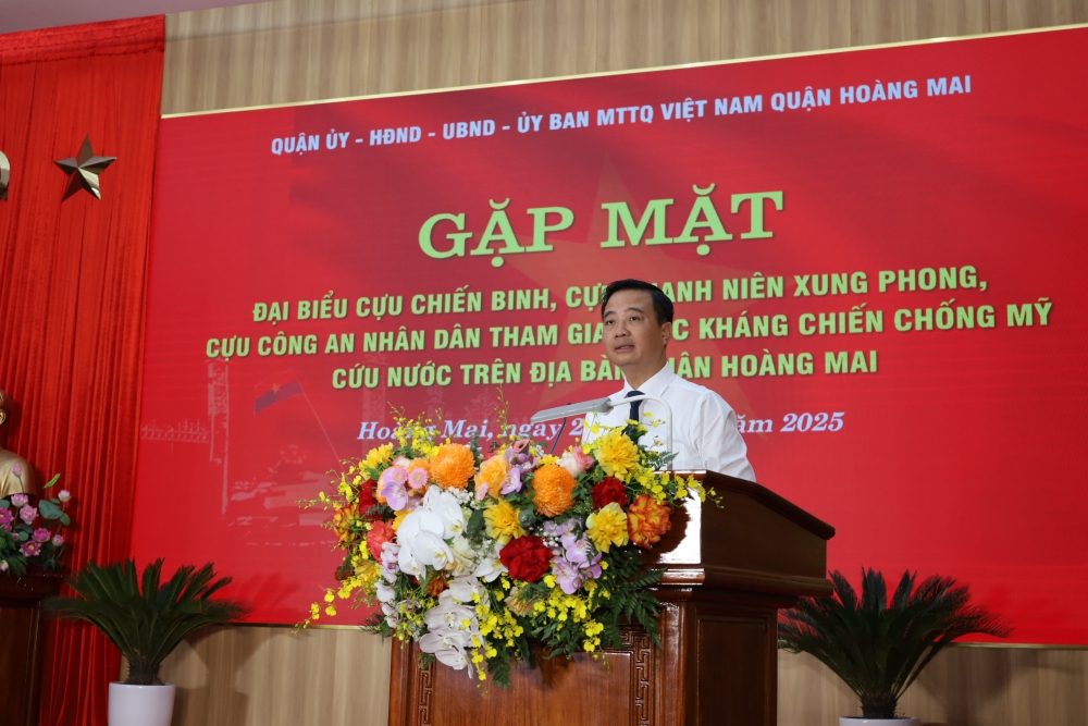 Cựu chiến binh, thanh niên xung phong quận Hoàng Mai kết nối quá khứ - hiện tại