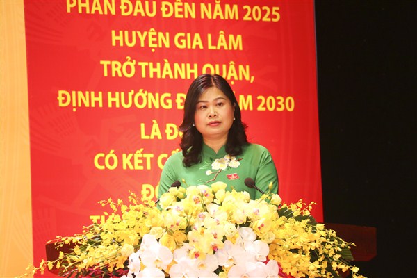 khai mac phien tru bi dai hoi dai bieu dang bo huyen gia lam lan thu xxii nhiem ky 2020 2025