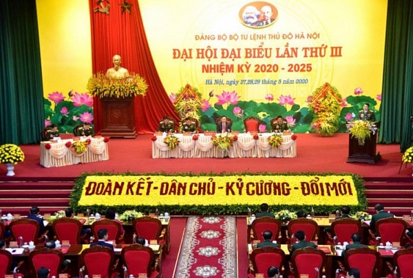 khai mac dai hoi dai bieu dang bo bo tu lenh thu do ha noi lan thu iii