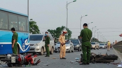 hai nguoi tu vong sau khi hai xe may dau dau tren quoc lo 1a