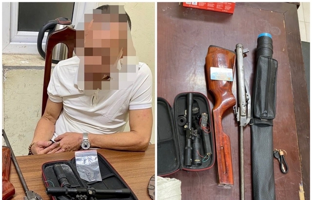 Gặp chốt 141, người đàn ông buộc giao nộp súng săn và nhiều viên đạn