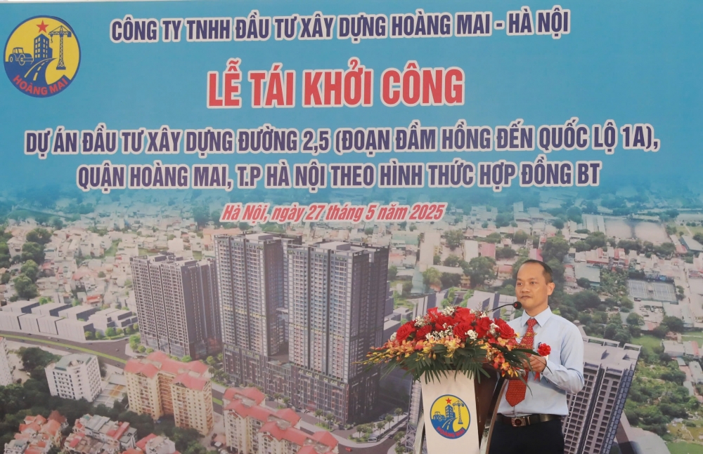 Tái khởi công đường Vành đai 2,5 nhiều năm ngưng trệ