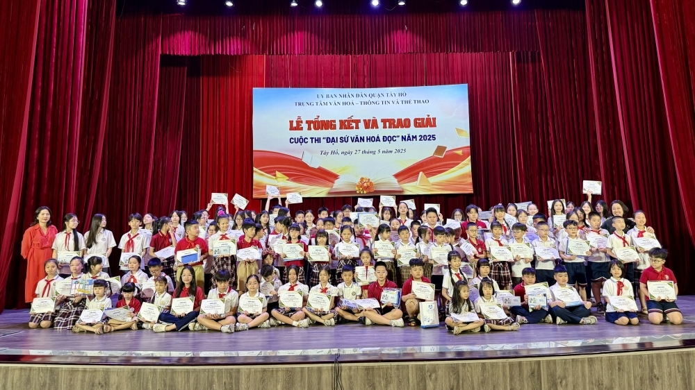 Quận Tây Hồ: 132 “Đại sứ văn hoá đọc" được vinh danh