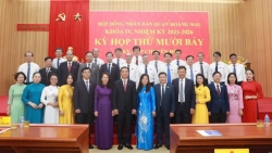 Kỳ họp HĐND quận Hoàng Mai: 100% đại biểu thông qua 2 Nghị quyết